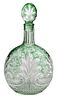 Stevens & Williams Attributed Cut Glass Decanter