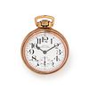 HAMILTON, GOLD-FILLED 'RAILWAY SPECIAL' OPEN FACE POCKET WATCH