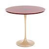 Saarinen Style Glass Top Tulip Table