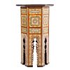 Syrian Intarsia Inlaid Side Table