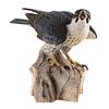 Spode Painted Bisque Female Peregrine Falcon