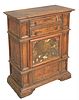 Continental Style Cabinet, partially made using older elements, height 33 inches, top 13" x 27 1/2".