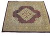 Agra Oriental Carpet, 12' x 14' 5", [wear].