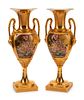 A Pair of German Porcelain Vases
Height 24 inches.