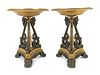 A Pair of French Gilt and Patinated Bronze Tazze
Height 10 x diameter 7 1/2 inches.