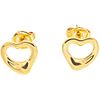 PAIR OF STUD EARRINGS IN 18K YELLOW GOLD, TIFFANY & CO., ELSA PERETTI OPEN HEART COLLECTION Weight: 2.8 g.