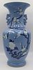 Chinese Blue and White Enamel Vase.
