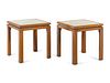 Harvey Probber 
(American, 1922-2003)
Pair of Side Tables, Probber Inc. USA