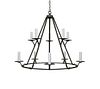 Extra Large Wrought Iron Chandelier