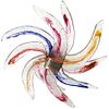 Monumental  Glass Sculpture- Pinwheel Form - 40 Inches