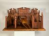 Hand Crafted Pine Stable Model, English Victorian