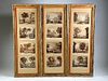 Three Framed Groupings of prints after Claude Lorrain