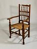 English Country Oak Armchair, 18th/19thc.
