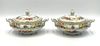 A Pair of Small Dresden Lidded Tureens