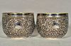 Pair of Colonial Indian Silver Bowls, 19thc.