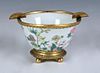 E.F. Caldwell & Co. NY, Mounted Chinese Polychrome Glaze Bowl