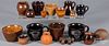 Collection of miniature redware