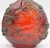 (2) Chinese Qing Peking Glass Snuff Bottles.