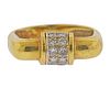 1970s 18K Gold Diamond Ring