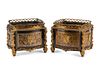 A Pair of Napoleon III Gilt Bronze Mounted Boulle Marquetry Cache Pots