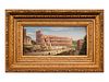 An Italian Micromosaic of the Colosseum in a Giltwood Frame