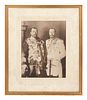 A Framed Print of Czar Nicholas II and King George V