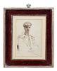 A Russian Portrait of Grand Duke Michael Alexandrovich in an English Silver Frame