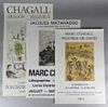 Three Lithographic Posters, Including Chagall