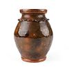 19th c. Pennsylvania Redware Preserves Jar