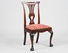 CHIPPENDALE MAHOGANY SIDE CHAIR