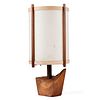 George Nakashima Wooden Table Lamp