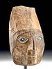 Huari Wood Mummy Mask - A Mesmerizing Countenance