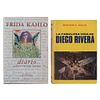 LIBROS SOBRE DIEGO RIVERA Y FRIDA KAHLO. a) Wolfe, Bertram D. La Fabulosa Vida de Diego Rivera. b) Diario de Frida Kahlo. Pzs: 2.