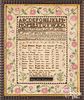 Mass. silk on linen Ruggles family register