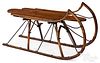 Antique sled, with iron strapping