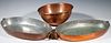 (3 PCS) FRENCH COPPER COOKWARE