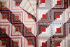 (2) HAND QUILTED ANTIQUE LOG CABIN QUILTS