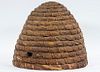 COILED STRAW BEE SKEP