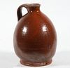 EARLY REDWARE JUG