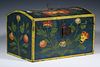 PAINT DECORATED DOME TOP BOX