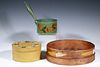 (3 PCS) PAINTED WOODEN ITEMS
