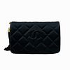 Vintage Chanel Classic Black Quilted Bag