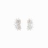 7.62TCW Diamond Cluster Earrings