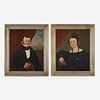 Isaac Sheffield (1807-1845) Pair of Portraits: Captain Joseph Taylor and Catherine Fullington