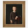 Attributed to Claus Anton K&#246;lle (Danish, 1827-1872) Portrait of a Young Boy