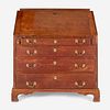 A Chippendale cherrywood slant-front desk late 18th century