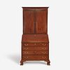 A Chippendale mahogany desk and bookcase John Janvier, Sr.  (1749-1801), Cantwell's Bridge, New Castle County, Delaware, dated, "May 15th 1794"