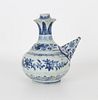 Ming Dynasty Blue/White Porcelain Ewer