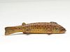 Brown trout fish decoy, Oscar Peterson, Cadillac, Michigan.