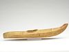 Century old (circa 1920) museum quality kayak model made by a skilled Inupiaq craftsman on King Island, Alaska.